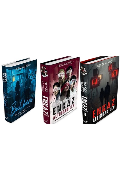 İndigo Kitap Bul Beni + Enkaz Altındakiler 1  + Enkaz Altındakiler 2  Ciltli ...