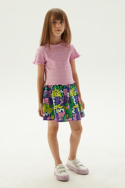 Tyess Tricou roz pentru fete BG Store