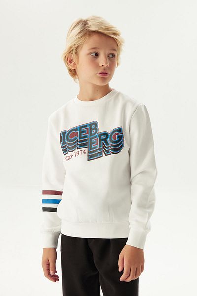 Iceberg BG Store Λευκό Φούτερ για αγόρι