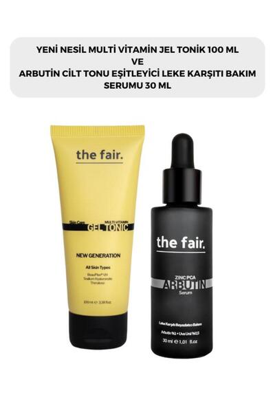 the fair. Multi Vitamin Jel Tonik 100 ml ve Arbutin Cilt Tonu Eşitleyici Leke...