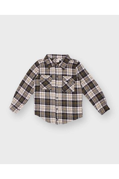 rg kidsstore Unisex Νεανικό χειμερινό πουκάμισο ξυλοκόπο - Καρό σχέδιο