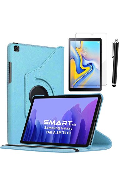 Smart Tech Samsung Galaxy Tab A SM T510 10,1 inç Kılıf Ekran Koruyucu Kalem Set