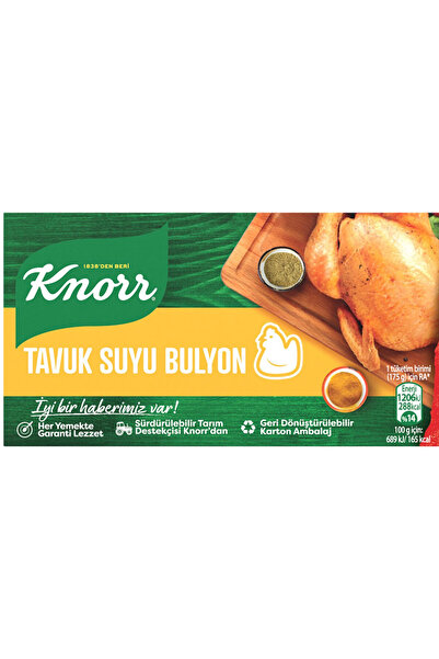 Knorr Tavuk Suyu Bulyon 12'li (120 g) x6 Adet