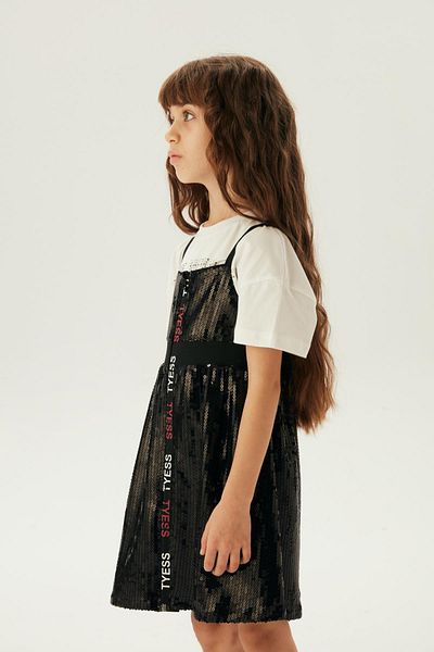 Tyess Girl's Black Dress - Bg Store