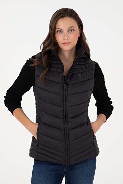 U.S. Polo Assn. Women's Black Vest 50289555 -Vr046