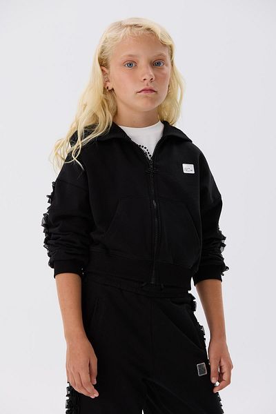Tyess BG Store Tricouri negre pentru fete