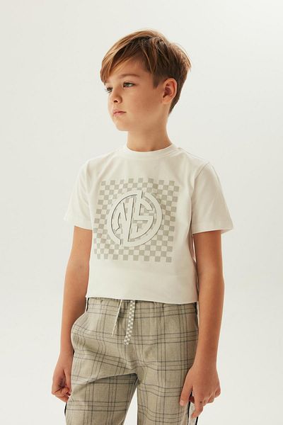 Nebbati Bg Store Boy καρό παντελόνι