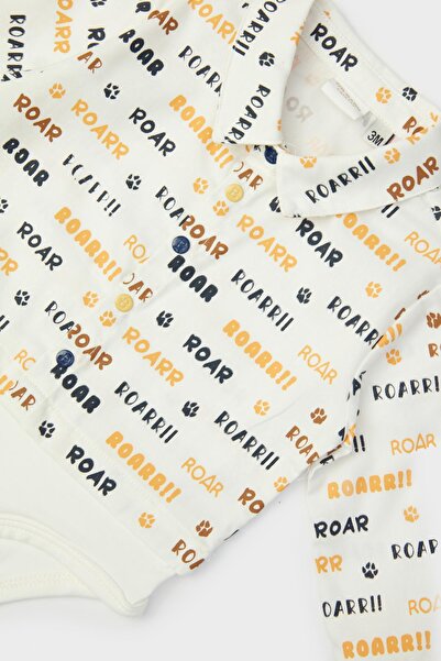 Layette Bg Store Baby Boy Patterned Shirt 23Fw0Lt8603