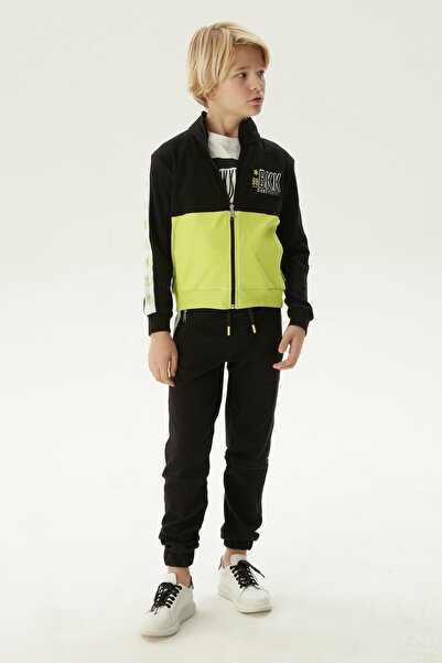 Bikkembergs BG Store Boy's Black Tracksuit Top
