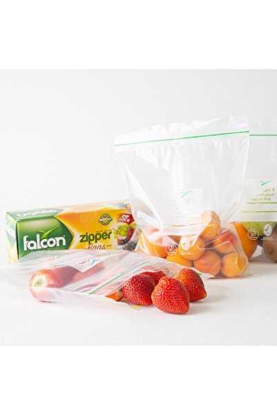 Falcon مجموعة أكياس بسحاب مكونة من 40 قطعة - 30 × 27 سم