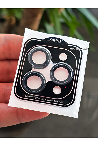 OSG iPhone 16 Pro Ve 16 Pro Max Uyumlu Premium Renk Uyumlu Titanyum Kasa Safi...