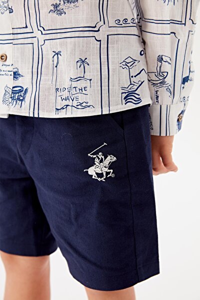 Beverly Hills Polo Club Bg Store Erkek Çocuk Lacivert Şort