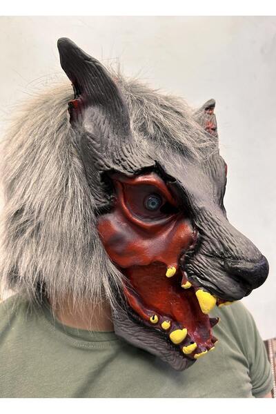 HİMARRY Samur Parti Parti Aksesuar & Kostüm Kafaya Tam Geçmeli Lateks Dişli A...