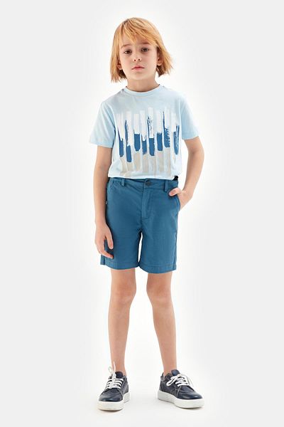 Nebbati Bg Store Boy Blue Shorts 23ss0nb3120