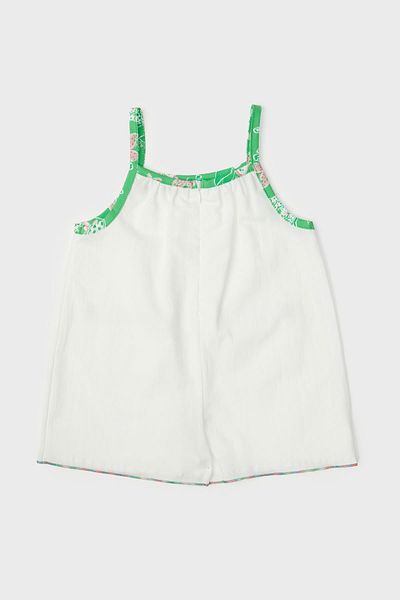 GB Baby Bg Store Baby Girl White Jumpsuit