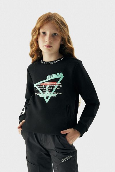 Guess Bg Store Boys Anthracite Sweatpants 23pfwglyb00