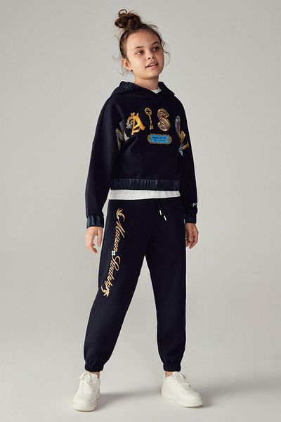 SWATSKY Bg Store Тъмносин суичър за момиче 23Fw0Sw1597
