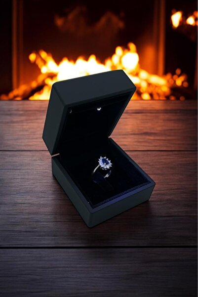 ADA LİFE GÜMÜŞ 925 Ayar Gümüş Damla Ayarlanabilir Kadın Yüzük  (IŞIKLI KUTU)