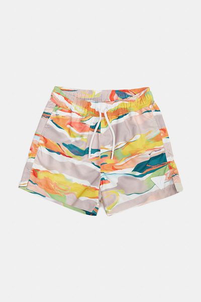 Nebbati Bg Store Boy Patterned Shorts 23ss0nb3139