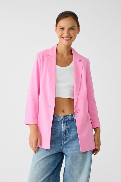 Stradivarius pink blazer hotsell