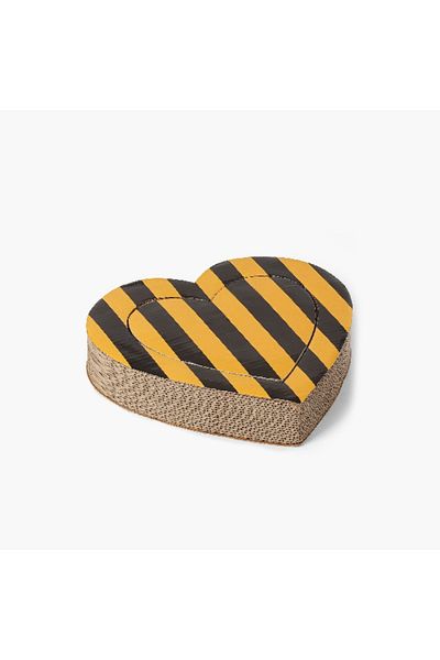 Home Box Feline Bee Scratch Board - 12.4x12.1x2