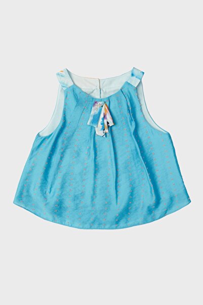 Lia Lea Bg Store Girls Blue Blouse