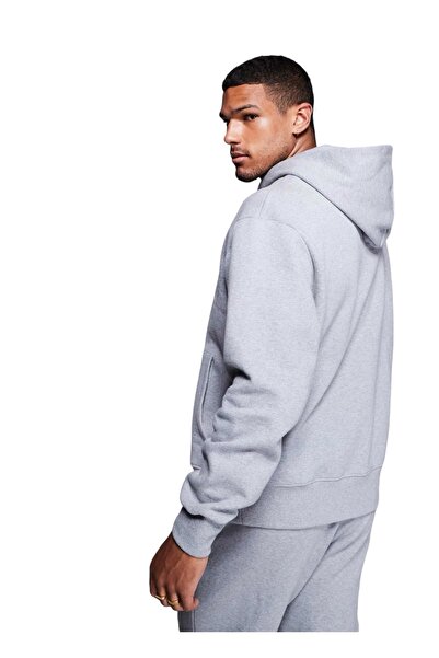 OFF THE CUFF Γκρι ανδρική αθλητική φόρμα - Φερμουάρ και κουκούλα