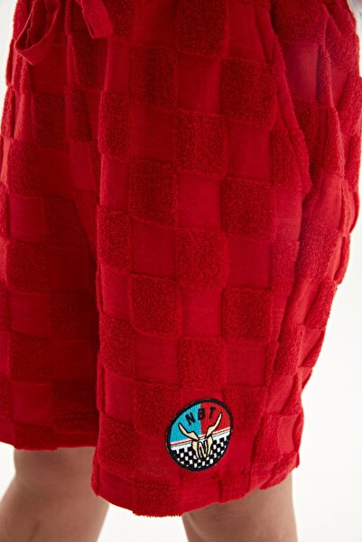 Nebbati Bg Store Boy's Red Shorts 23Ss1Nb3157