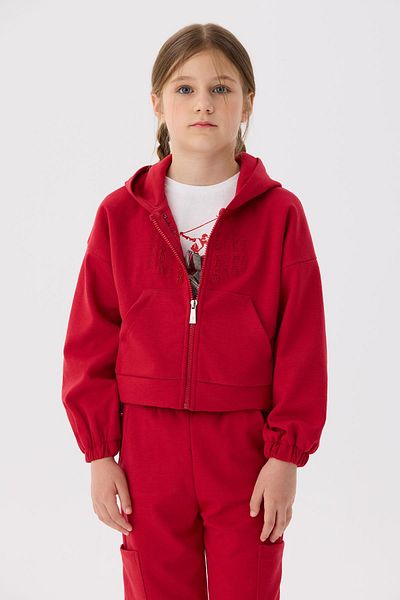 Beverly Hills Polo Club Bg Store Girl's Red Tracksuit Top