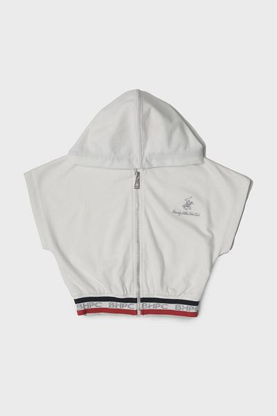 Beverly Hills Polo Club Bg Store Girl's White Tracksuit Top 23Ss2Bhg407