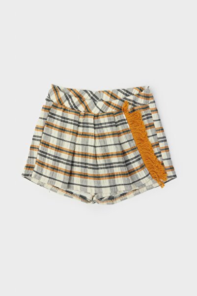 Layette Bg Store Baby Girl Patterned Shorts Skirt 23Fw0Lt7102