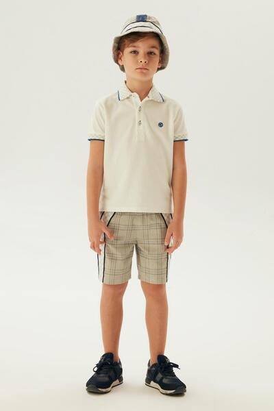 Nebbati Tricou alb pentru băiat Bg Store