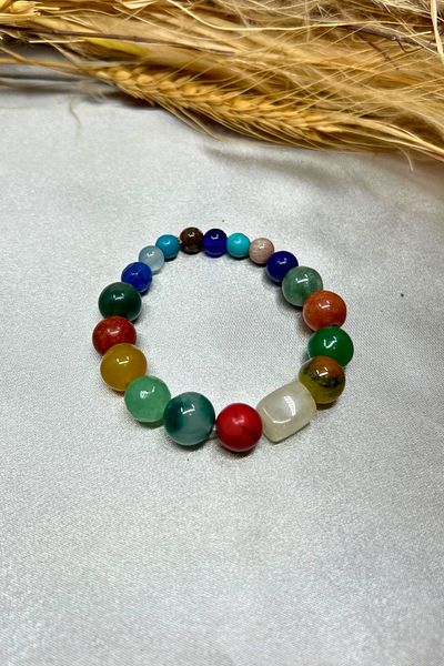 Suerte Accessories المرجان اليشم سيترين الفيروز العقيق الأباتيت الزبرجد امازونيتي الحجر الطبيعي اليدوى الحجر الطبيعي شقرا سوار