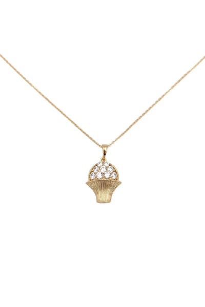 Güler Yüzlü Silver XUPING Floral Pattern Necklace - Stylish and Convenient