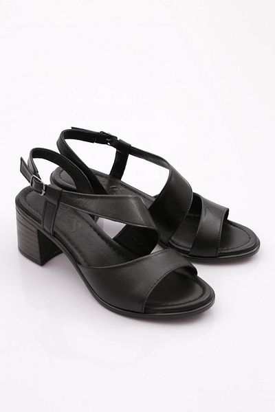 DGN Sandale cu toc pentru femei - negru 243135108