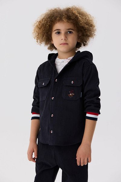 Beverly Hills Polo Club BG Store قميص للأولاد باللون الأزرق الداكن