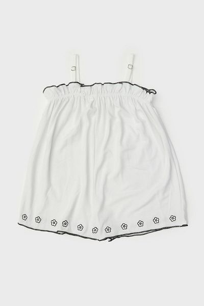 GB Baby Bg Store Baby Girl White Jumpsuit