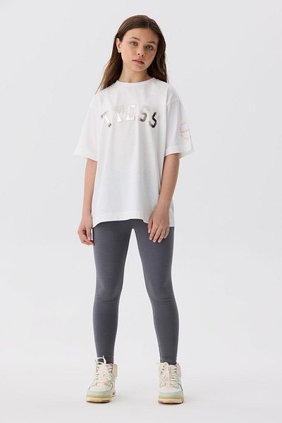 Tyess تي شيرت أبيض للفتيات من Bg Store