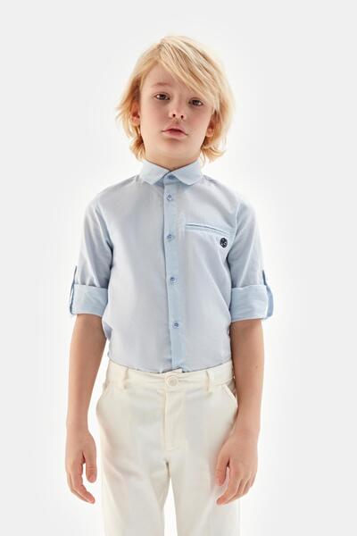 Nebbati Bg Store Boy's Ecru Pants 23ss0nb3214