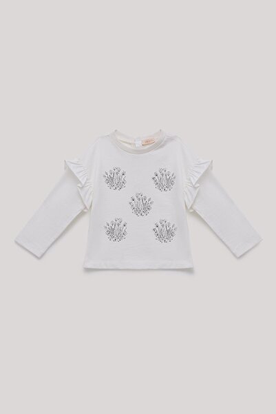 GB Baby BG Store Kız Bebek Ekru T-Shirt