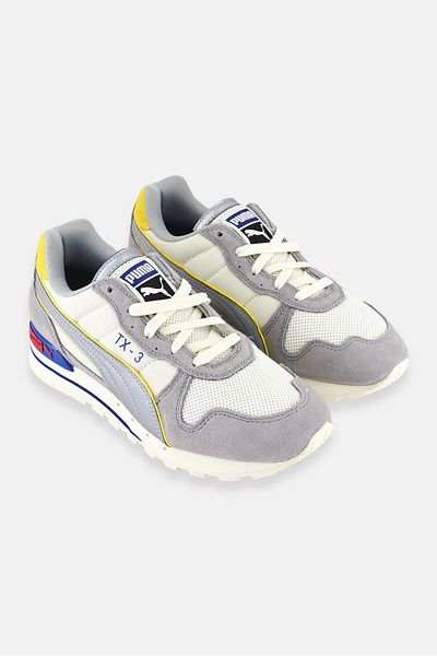 Puma Kids Boy Tx-3 Reflective Lace Up Outdoor Shoes, Off White