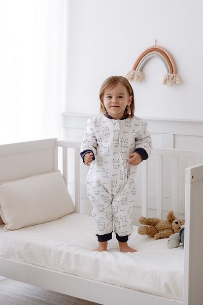 Lilabio Girls Boys Thick Fiber Filled 2 Tog Cotton Patterned Sleeping Bag