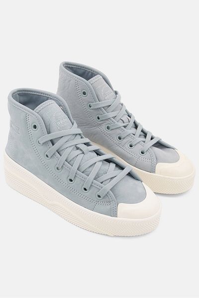 adidas Kids Boy Nizza 2 Lea Lace Up Outdoor Shoes, Slate Blue