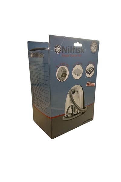 Nilfisk طقم مكنسة كهربائية، حقيبة ومجموعة فلتر