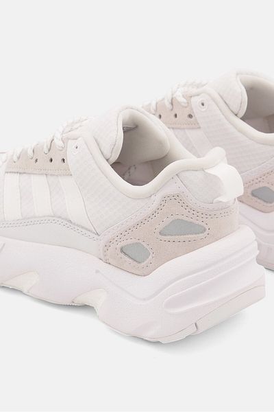 Adidas Originals Kids Boy Zx 22 Boost Lace Up Sport Shoes, Off White