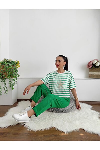 Altı Üstü Butik Μπλουζάκι με ριγέ αστέρι