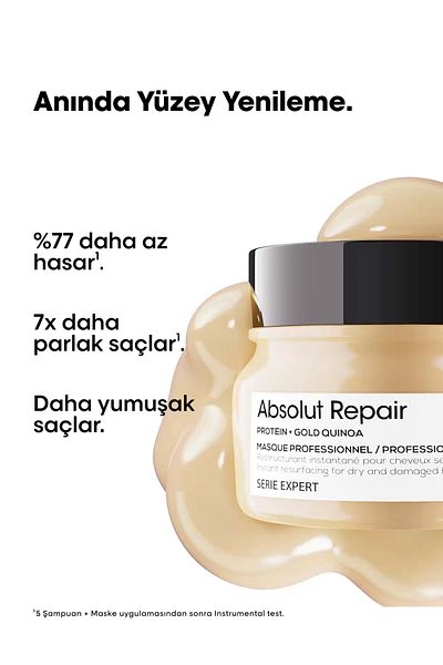 L'oreal Professionnel قناع Serie Expert Absolut Repair Yıpranmış Saçlar Için Onarıcı 250 مل