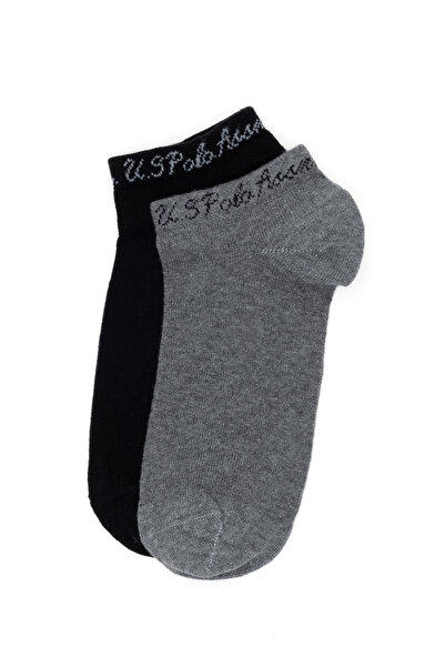 U.S. Polo Assn. جوارب ميلانج رمادية نسائية 50295778 -VR086