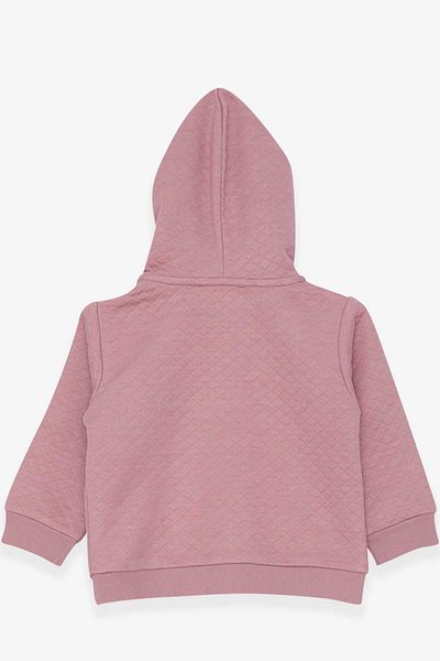 Breeze Girl's Cardigan with Embroidered Sequins, 1.5-5 Years, Dried Rose