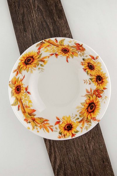 Bursa Porselen Dekor Sunflower Large Size Salad Bowl